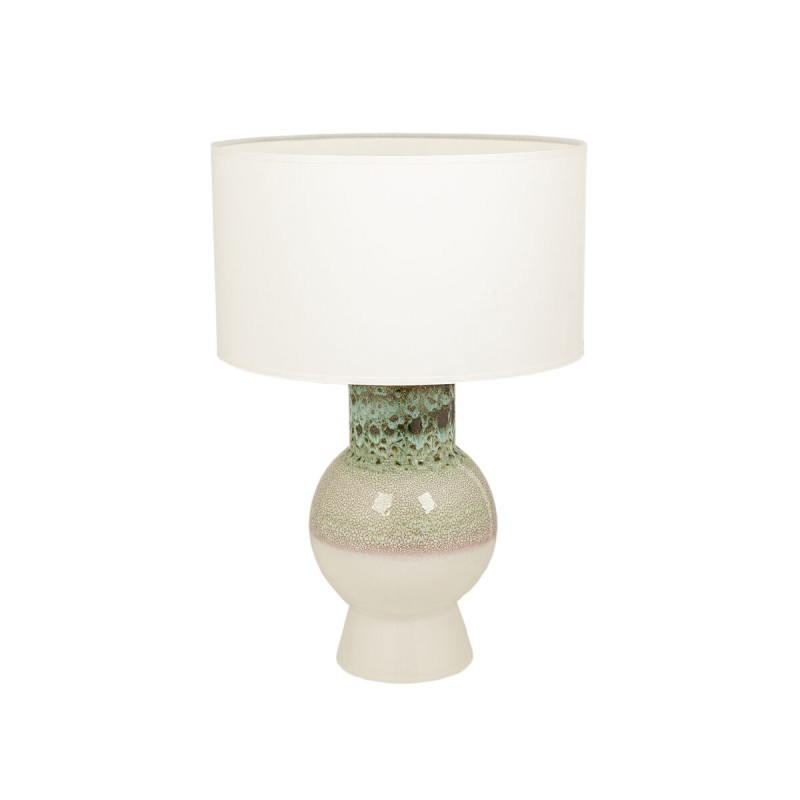 Desk lamp Romimex White Green Ceramic 33 x 49 x 33 cm