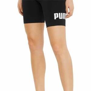 Sporthose Damen Puma Essentials Logo Schwarz