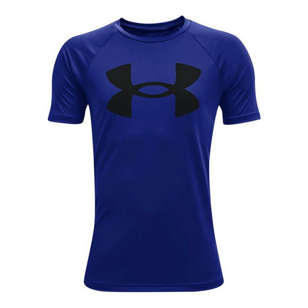 Men’s Short Sleeve T-Shirt Under Armour Tech Big Logo Blue