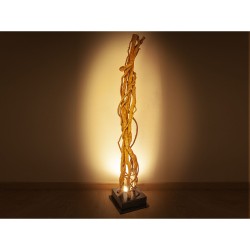 Floor Lamp Romimex Natural 30 x 180 x 30 cm