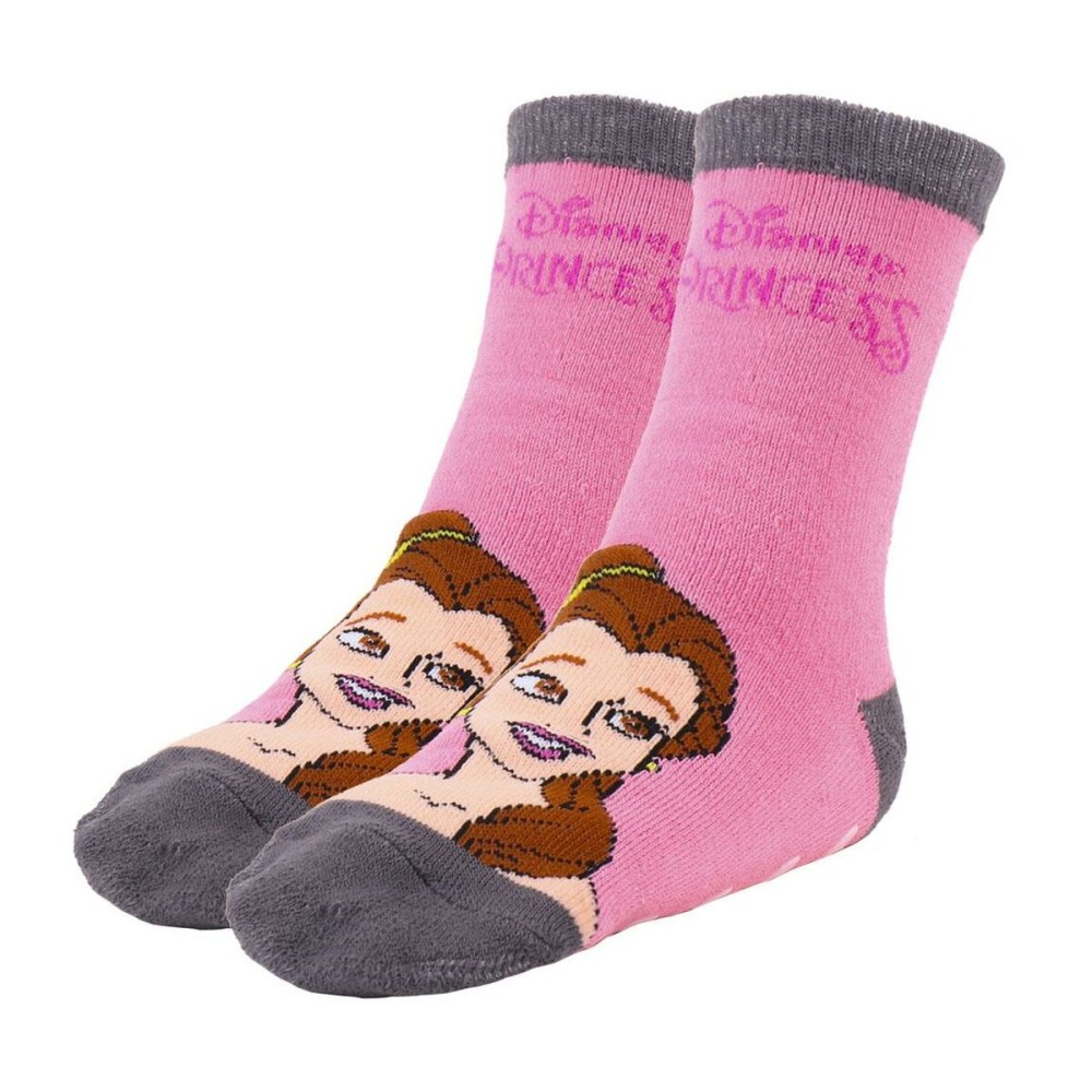 Non-slip Socks Disney Princess Multicolour 2 Units