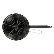 Frying pan with basket Vaello Black Enamelled Steel (Ø 24 cm)