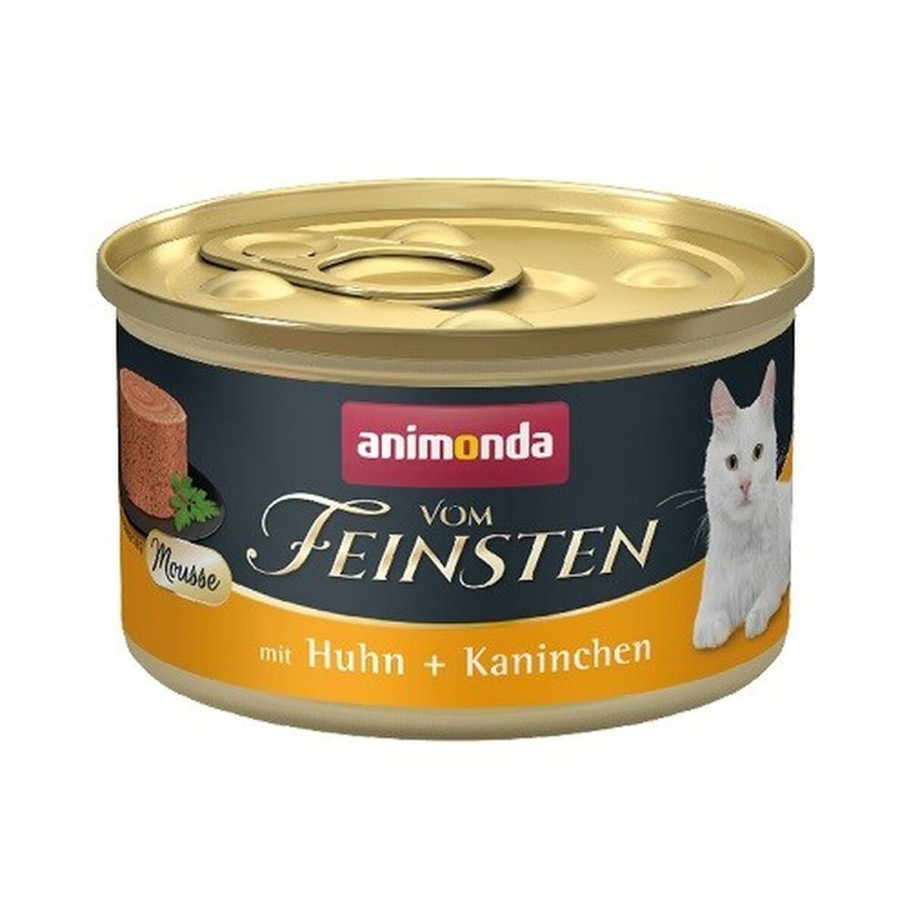 Katzenfutter Animonda Vom Feinsten Mousse Pollo y Conejo Huhn Hase 85 g