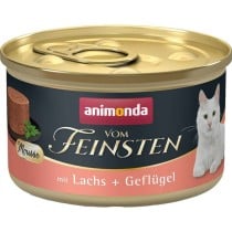 Cat food Animonda Vom Feinsten Mousse Salmon y Aves Salmon Fish Birds 85 g