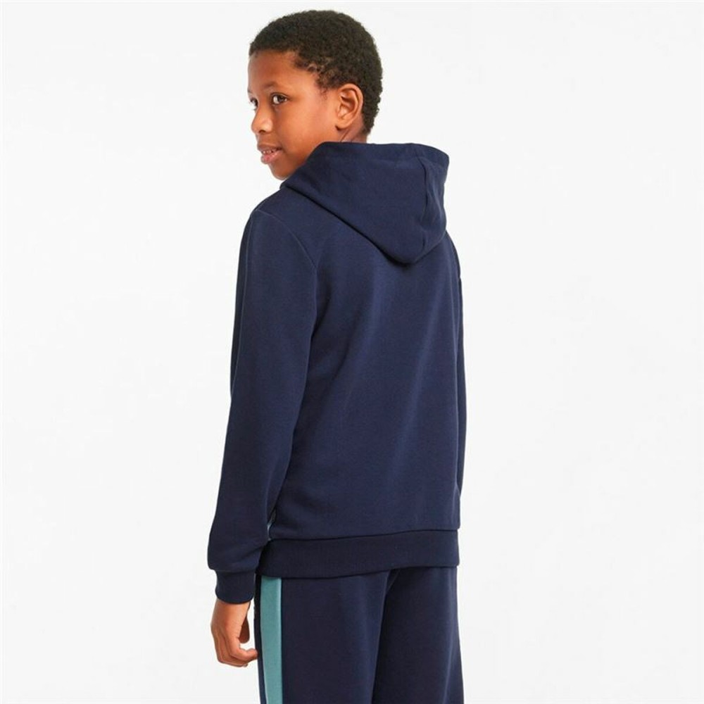 Children’s Hoodie Puma Essential Colorblock Dark blue