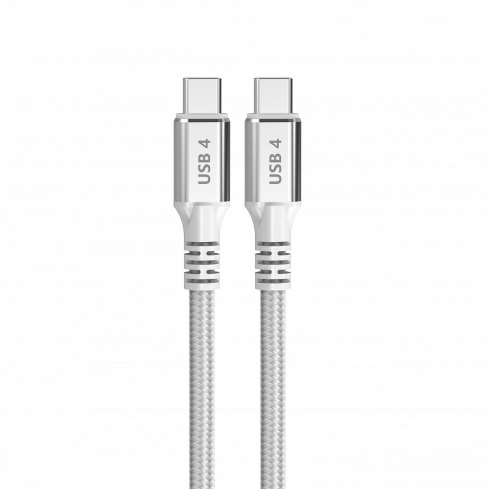 USB-C to USB-C Cable DCU White 1,5 m