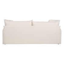 Schlafsofa 200 x 94 x 86 cm synthetische Stoffe Creme