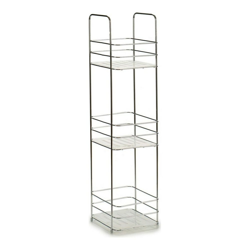 Etagère de salle de bains Transparent Métal Plastique