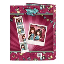 Ring binder Gorjuss Fireworks Maroon A4 (26.5 x 33 x 4 cm)