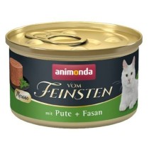 Cat food Animonda Vom Feinsten Muscle Pavo y Faisan Turkey Meat Pig Pheasant 85 g