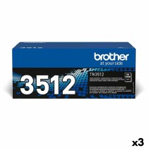 Original Toner Brother TN3512 Schwarz (3 Stück)