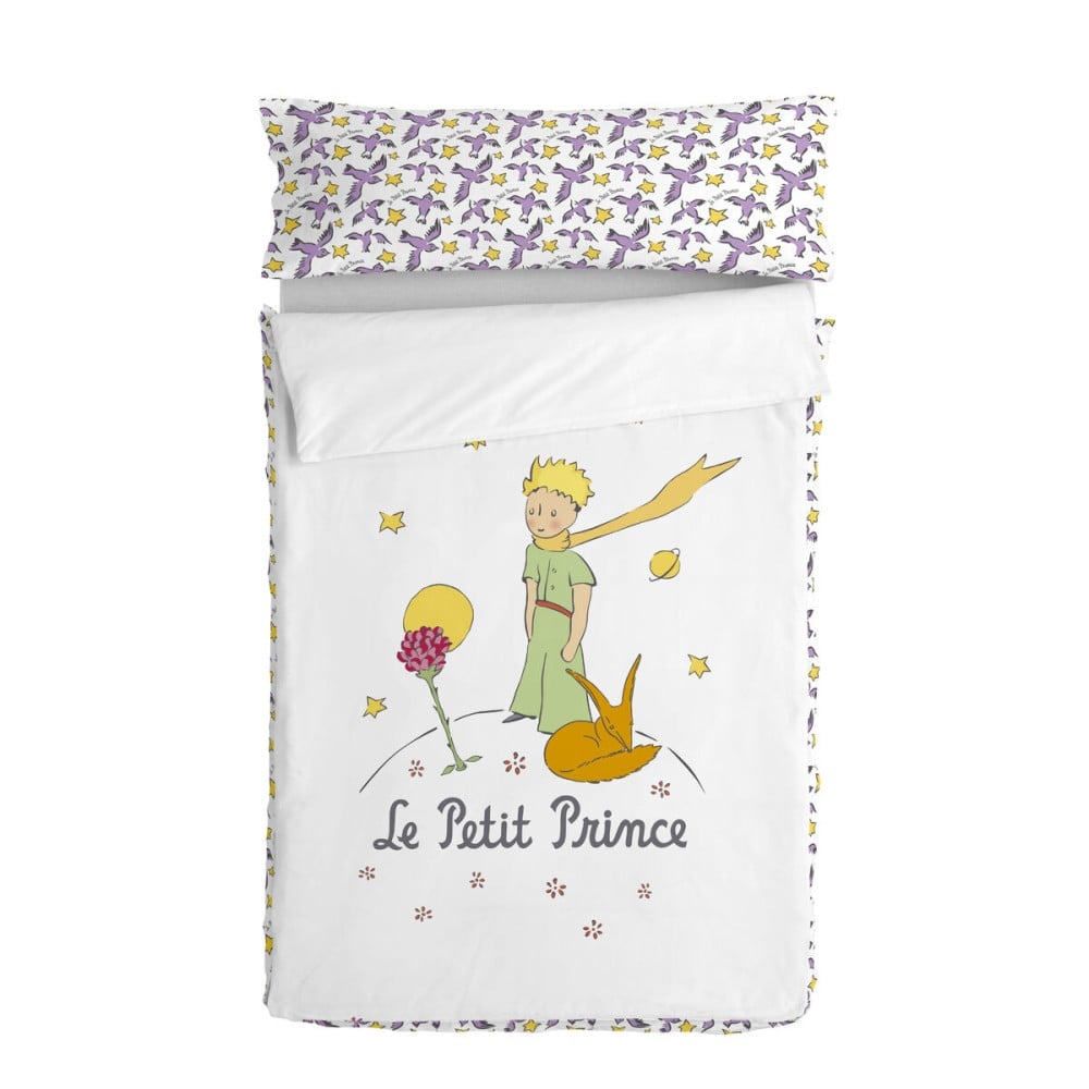 Housse de couette non rembourrée HappyFriday Le Petit Prince Ses amis Multicouleur 105 x 200 cm