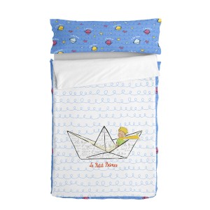 Quilt Cover without Filling HappyFriday Le Petit Prince Navire Multicolour 105 x 200 cm