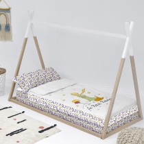 Quilted Zipper Bedding HappyFriday Le Petit Prince Ses Amis Multicolour 105 x 200 cm