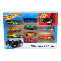 Spielset Fahrzeuge Hot Wheels Metall (10 Pcs)