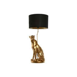 Lampe de bureau Home ESPRIT Noir Doré 33 x 33 x 78,5 cm