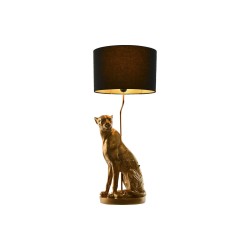 Lampe de bureau Home ESPRIT Noir Doré 33 x 33 x 78,5 cm