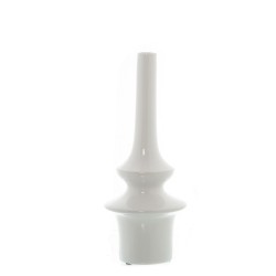 Vase Alexandra House Living White Ceramic 18 x 17 x 44 cm