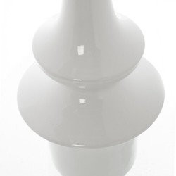 Vase Alexandra House Living Blanc Céramique 18 x 17 x 44 cm