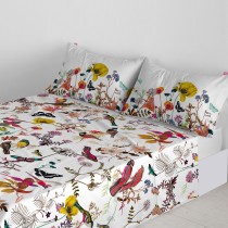 Drap HappyFriday Birds of paradise Multicouleur 180 x 270 cm