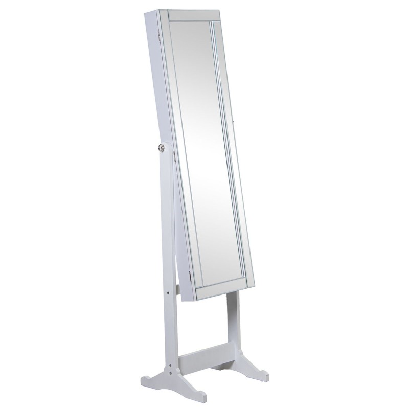 Miroir sur pied Alexandra House Living Blanc 46 x 36 x 158 cm Rectangulaire