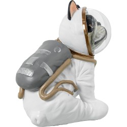 Decorative Figure Alexandra House Living Plastic Dog Astronaut 19 x 15 x 20 cm