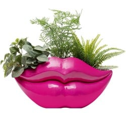 Deko-Figur Alexandra House Living Acryl Kunststoff Melamine Lippen