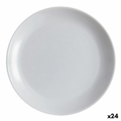 Assiette plate Luminarc Diwali Granit Gris verre 25 cm Verre trempé (24 Unités)