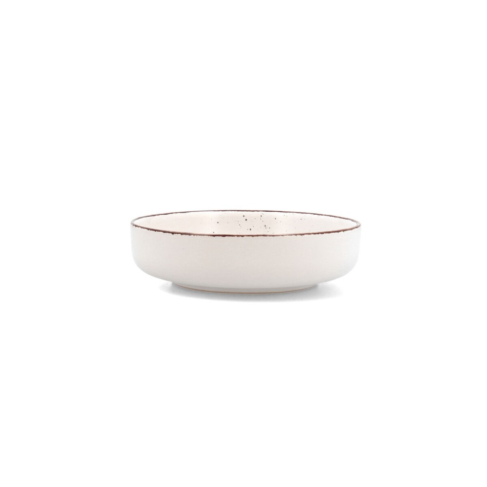 Deep Plate Quid Duna Beige Ceramic 18,5 x 5,3 cm (6 Units)