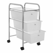 Caisson à Tiroirs Confortime Métal Avec des roues Plastique 33 x 32,5 x 65 cm (2 Unités)