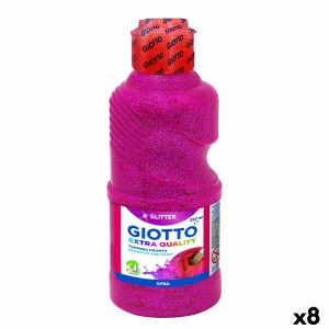 Tempera Giotto Glitter Magenta 250 ml (8 Stück)