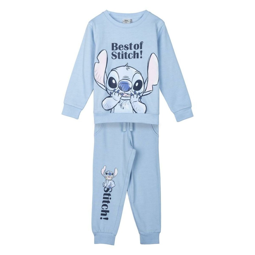 Kinder-Trainingsanzug Stitch Hellblau