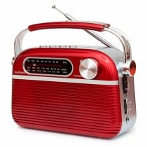 Portable&nbspBluetooth Radio Kooltech Red Vintage