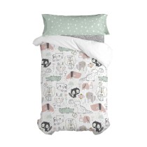 Fitted sheet HappyFriday MOSHI MOSHI Multicolour 105 x 200 x 32 cm