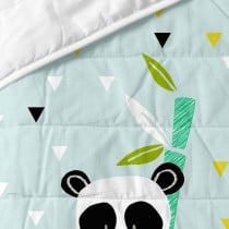 Steppdecke HappyFriday Moshi Moshi Blau 100 x 130 cm Pandaknochen