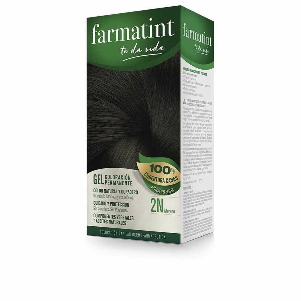 Dauerfärbung Farmatint 2n-Moreno Gel Braun (60 ml)