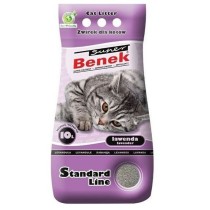 Katzenstreu Super Benek Standard Grau Lavendel 10 L