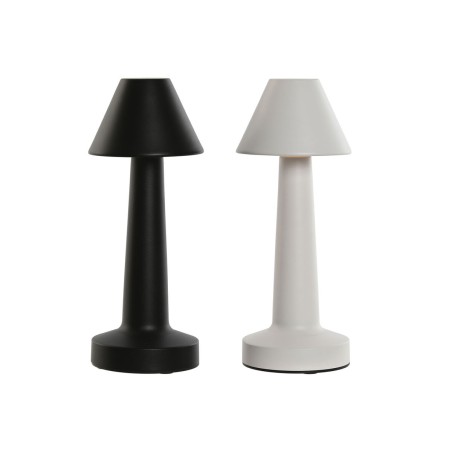 Lampe de bureau Home ESPRIT Blanc Noir 9 x 9 x 24 cm (2 Unités)