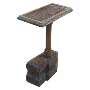 Side table Alexandra House Living Brown Recycled Wood 23 x 49 x 46 cm