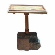 Table d'appoint Alexandra House Living Marron Bois Recyclé 23 x 49 x 46 cm