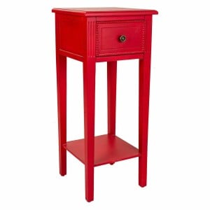 Side table Alexandra House Living Red 33 x 78 x 33 cm