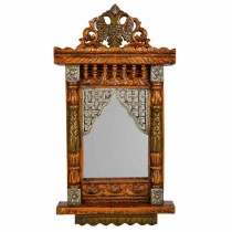 Wall mirror Alexandra House Living White Mango wood 7 x 71 x 31 cm