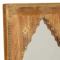 Wall mirror Alexandra House Living Brown Brass Mango wood MDF Wood 2 x 121 x 45 cm