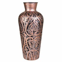 Vase Alexandra House Living Bronze Eisen 24 x 54 x 24 cm