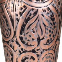 Vase Alexandra House Living Bronze Iron 24 x 54 x 24 cm