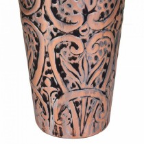 Vase Alexandra House Living Bronze Fer 24 x 54 x 24 cm