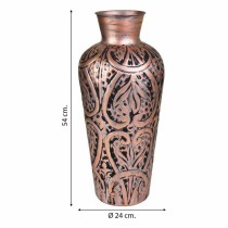 Vase Alexandra House Living Bronze Eisen 24 x 54 x 24 cm