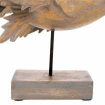 Figurine Décorative Alexandra House Living Gris Brun foncé Bois Fer Poisson 31 x 24 x 30 cm