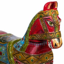 Figurine Décorative Alexandra House Living Bois de manguier Cheval 36 x 96 x 86 cm