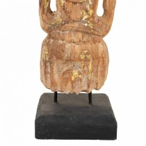 Decorative Figure Alexandra House Living Brown Wood 7 x 76 x 12 cm